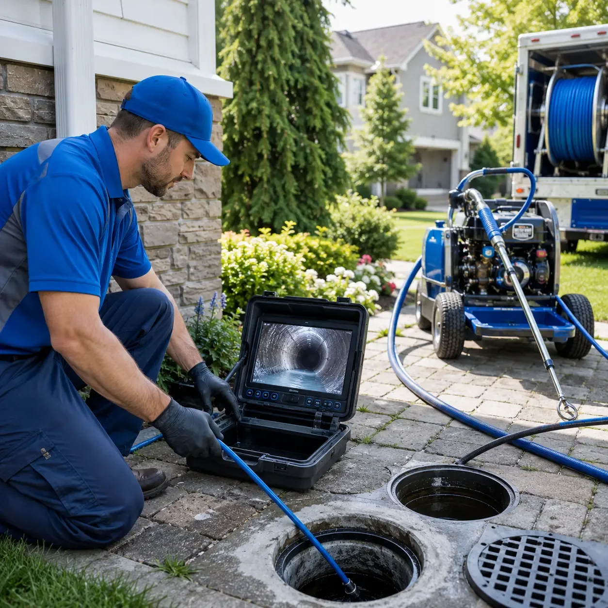 Outdoor drain cleaning professionals serving Brighton, MA